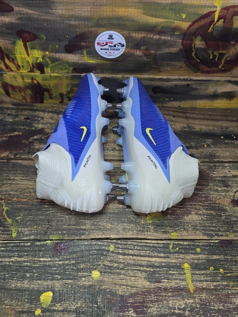Nike Air Phantom 6 High Elite SG Soccer Cleats Men Size 6 / Women 7.5 IH1198-400